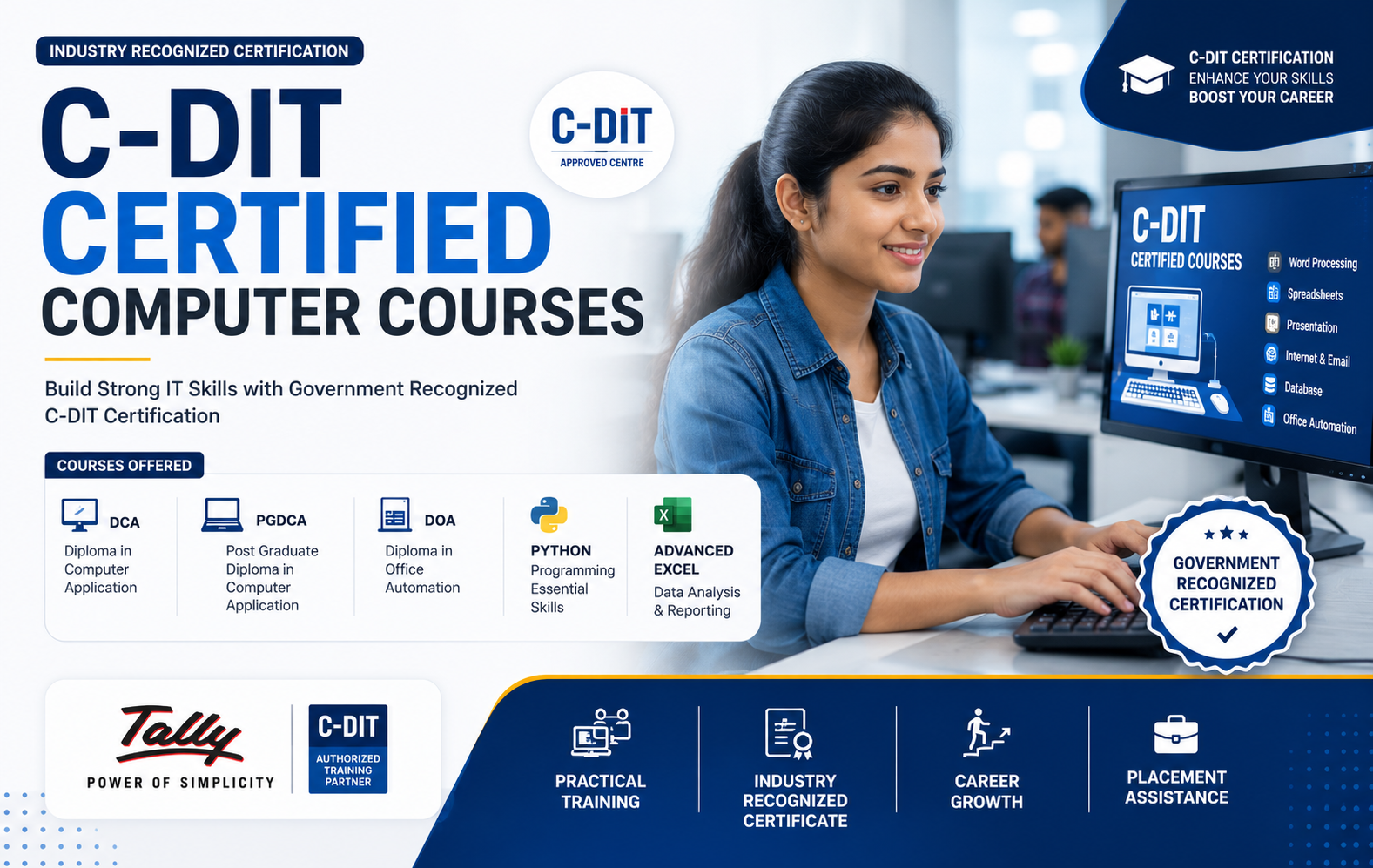 Government Approved C-DIT Computer Courses in Thrissur